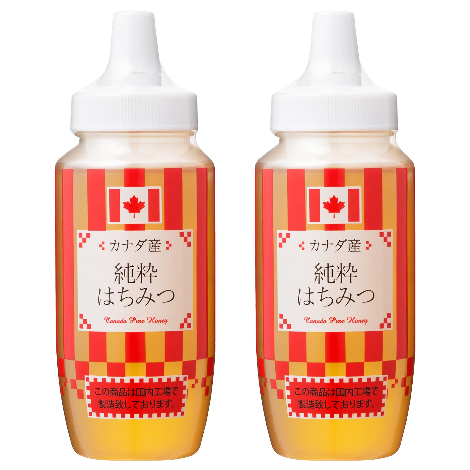 Amazon.co.jp: [熊手のはちみつ]カナダ産はちみつ300gポリ×2本
